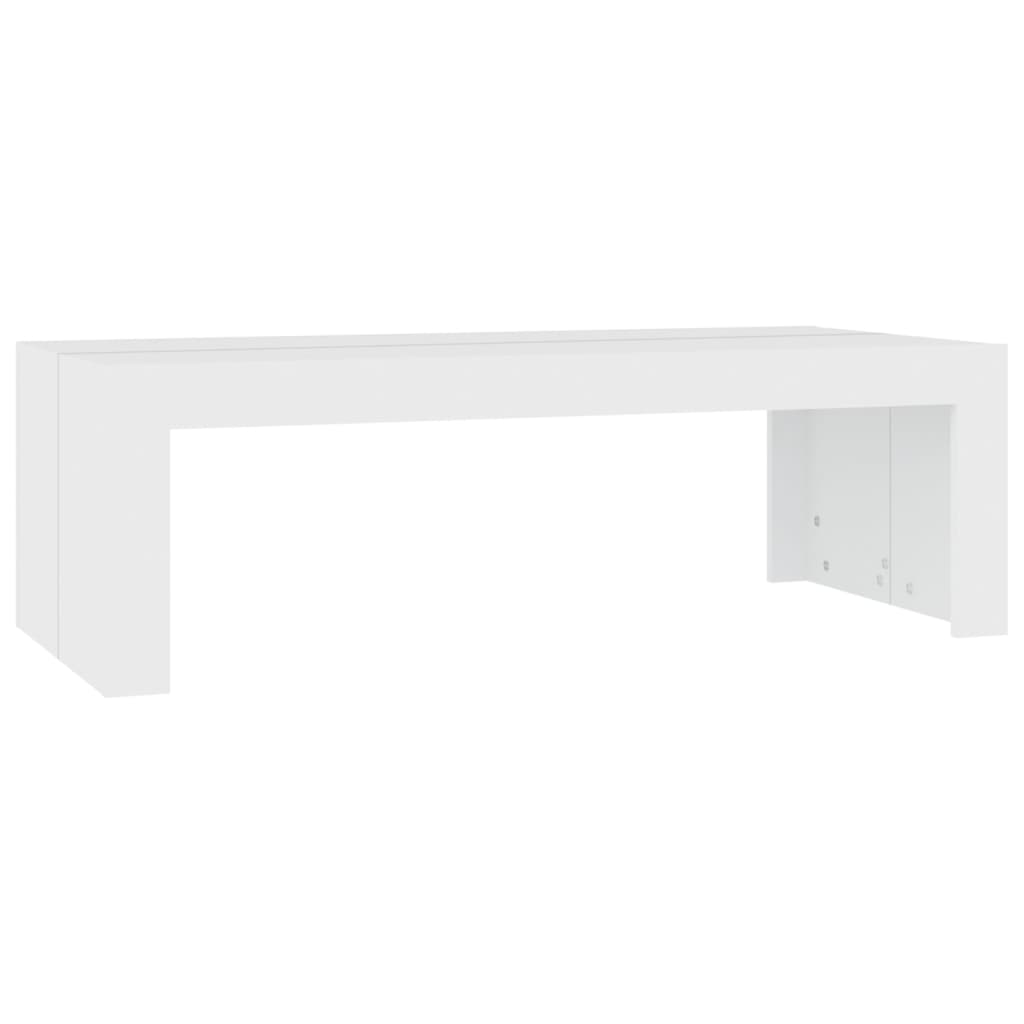 vidaXL Coffee Table White 110x50x35 cm Engineered Wood