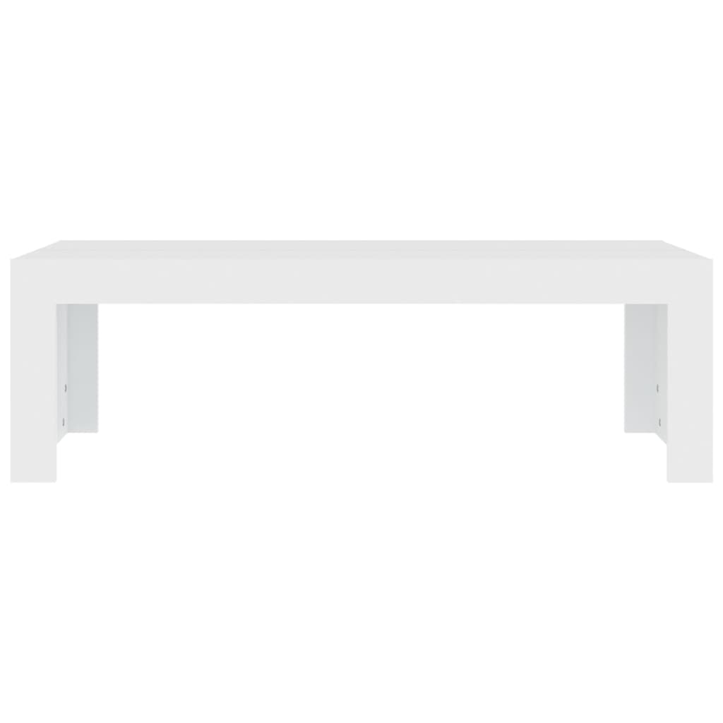 vidaXL Coffee Table White 110x50x35 cm Engineered Wood