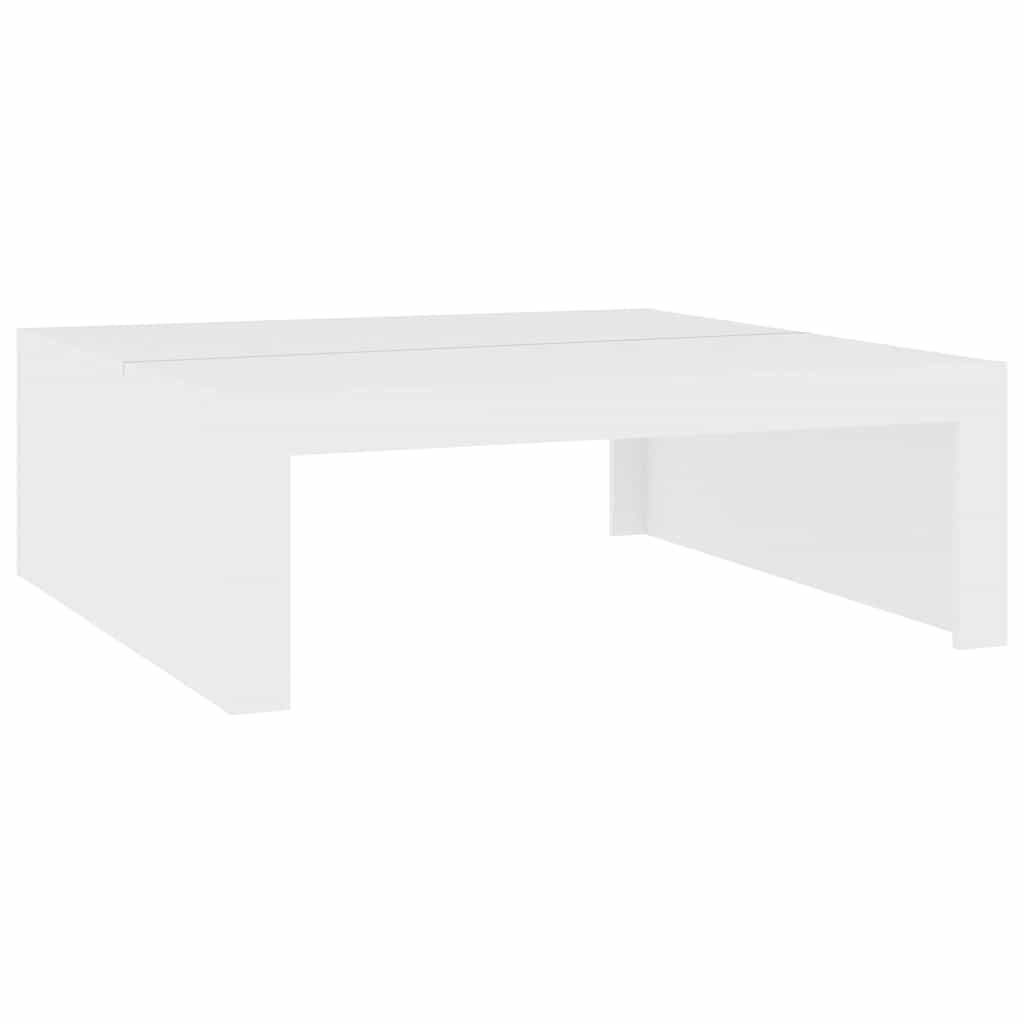 808567 vidaXL Coffee Table White 100x100x35 cm Engineered Wood