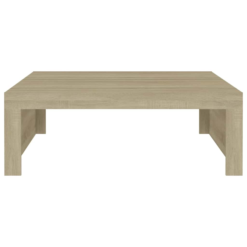 vidaXL Coffee Table Sonoma Oak 100x100x35 cm Engineered Wood