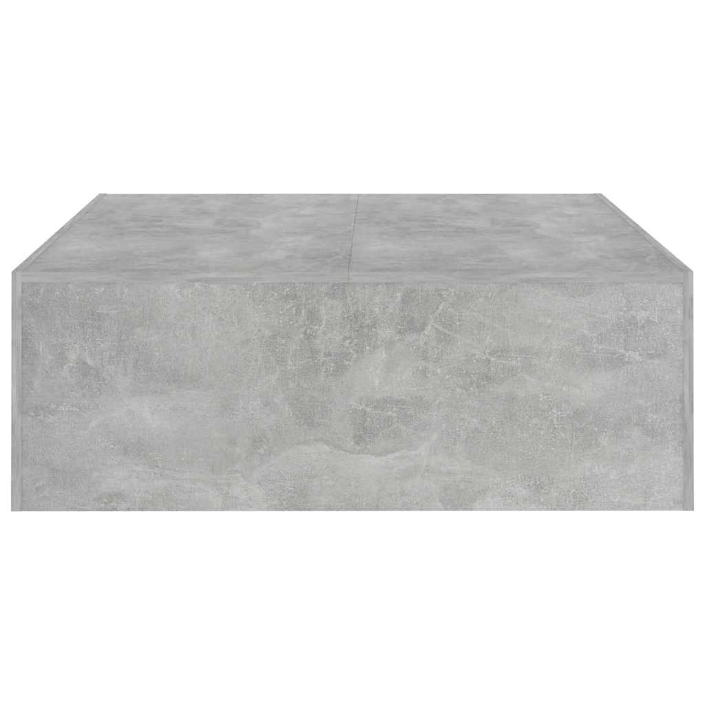 Coffee Table Concrete Grey 100x100x35 cm Engineered Wood