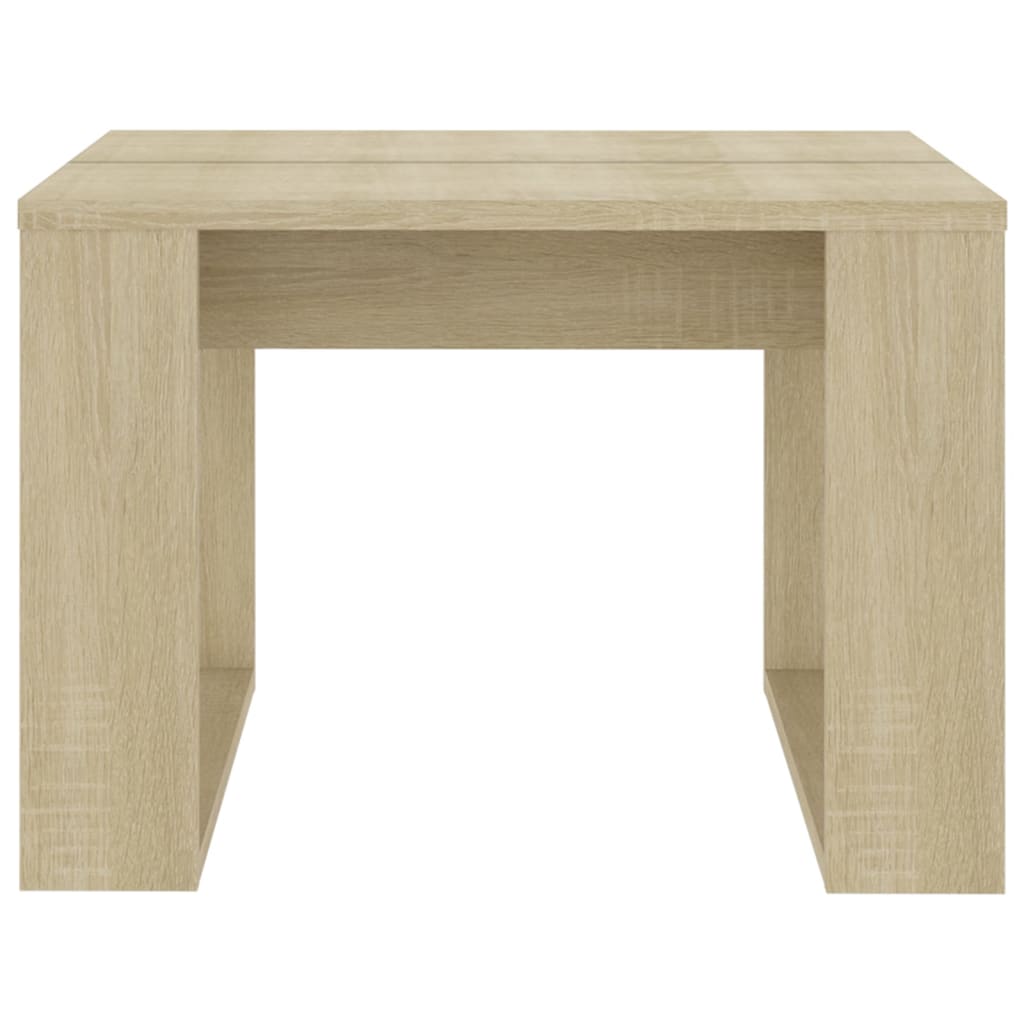 vidaXL Side Table Sonoma Oak 50x50x35 cm Engineered Wood