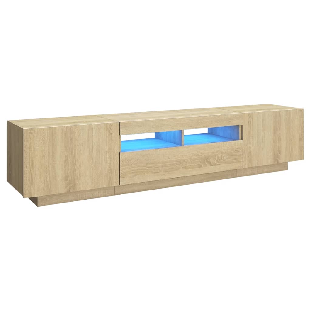 Tv Cabinet | Sonoma oak | Engineered wood | Large | Tv Cabinet