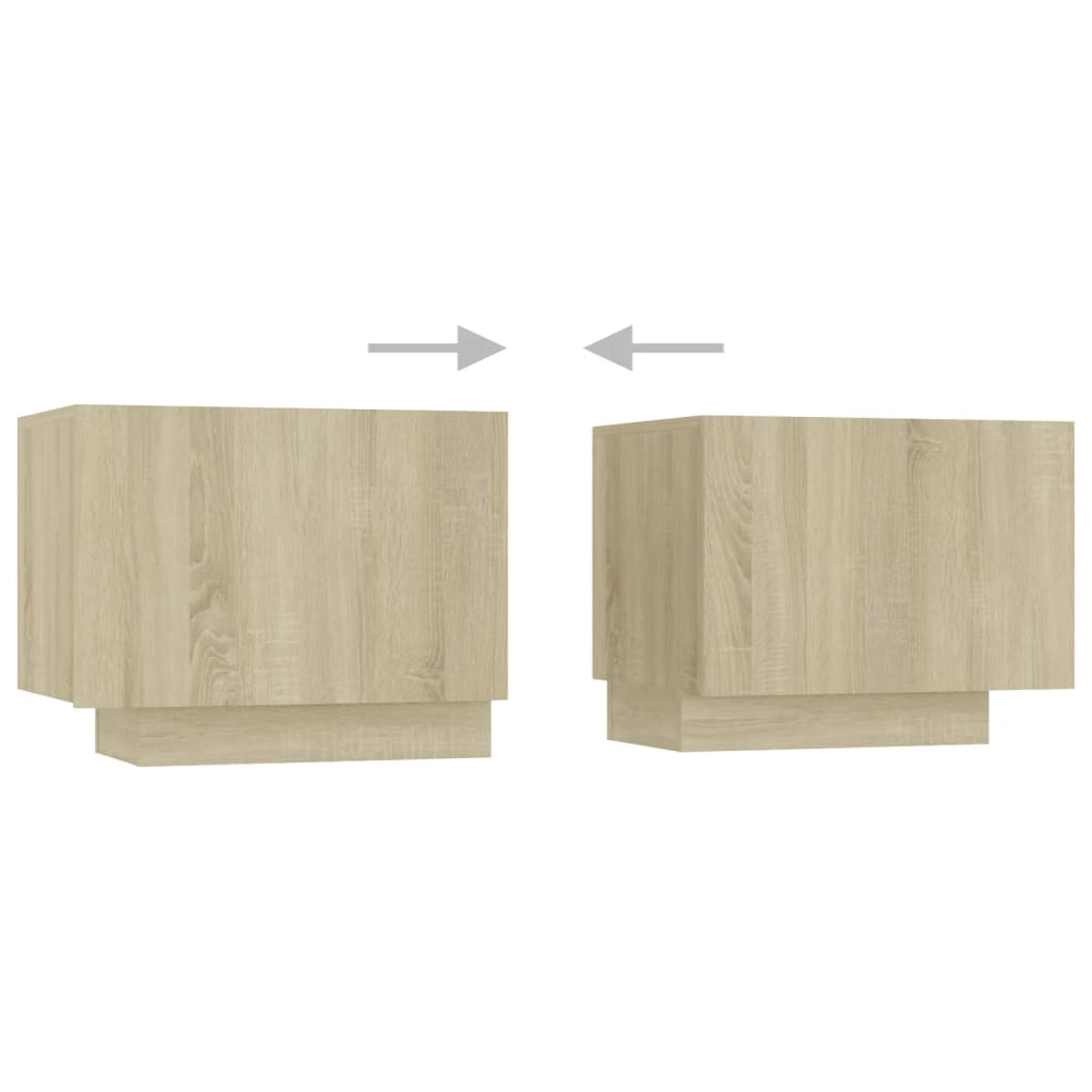 Tv Cabinet | Sonoma oak | Engineered wood | Large | Tv Cabinet