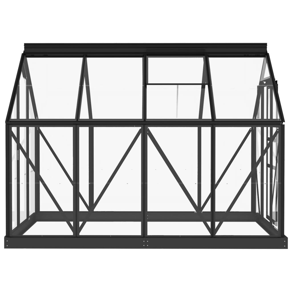 vidaXL Greenhouse Replacement Frame Anthracite 155x103x191 cm Aluminium