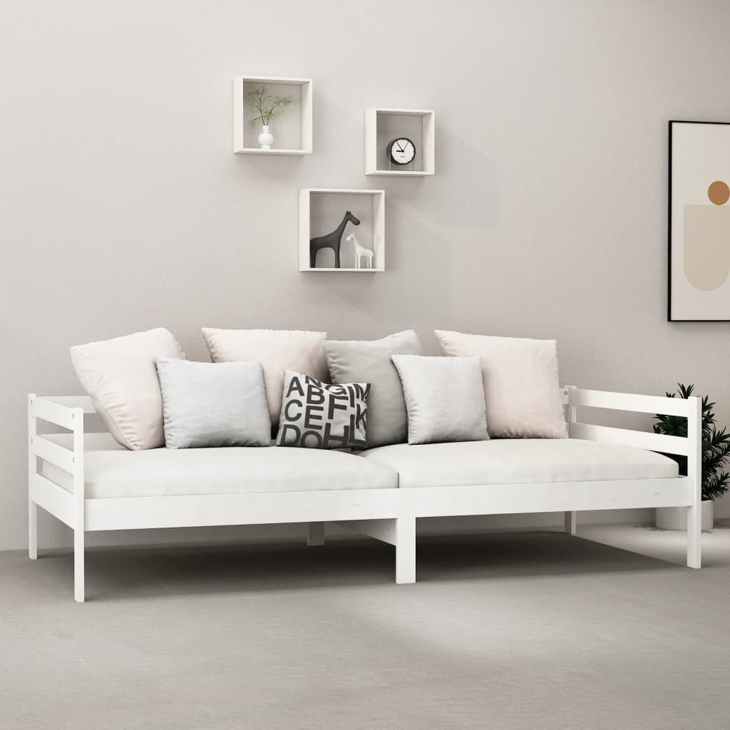 Day Bed | White | Solid pinewood | 90 x 200 cm