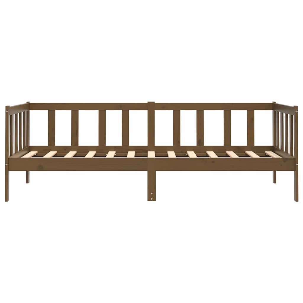 Day Bed | Honey brown | Solid pine wood | 90 x 200 cm