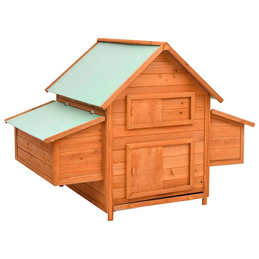 Chicken Coop 150x96x110 cm Solid Firwood