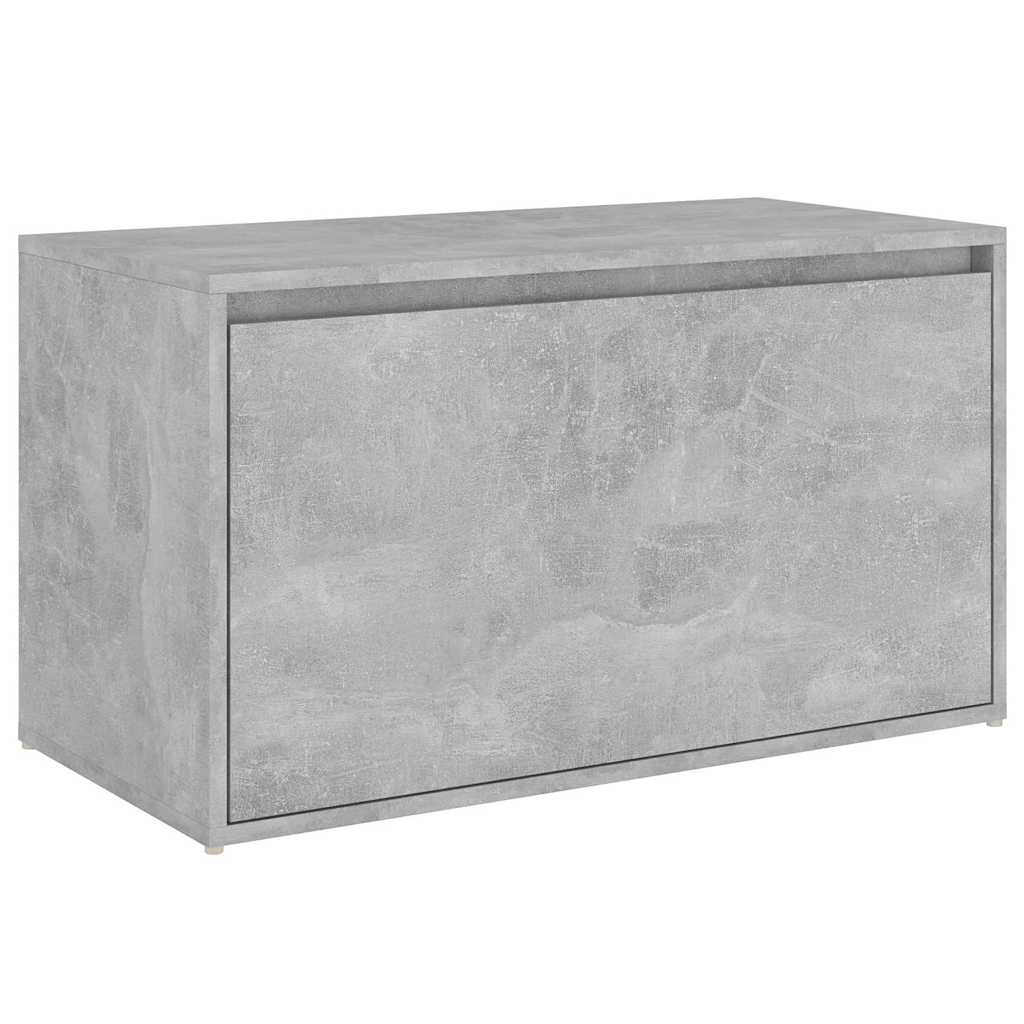 808670 vidaXL Hall Bench 80x40x45 cm Concrete Grey Engineered Wood