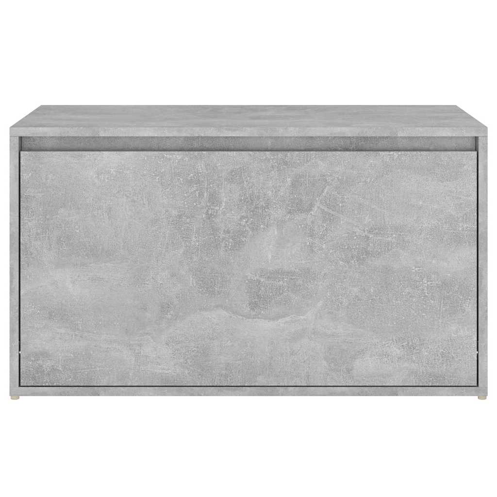 808670 vidaXL Hall Bench 80x40x45 cm Concrete Grey Engineered Wood