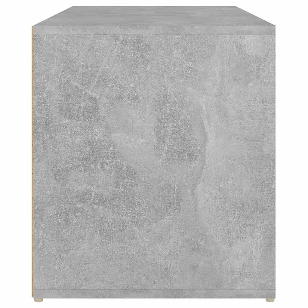808670 vidaXL Hall Bench 80x40x45 cm Concrete Grey Engineered Wood