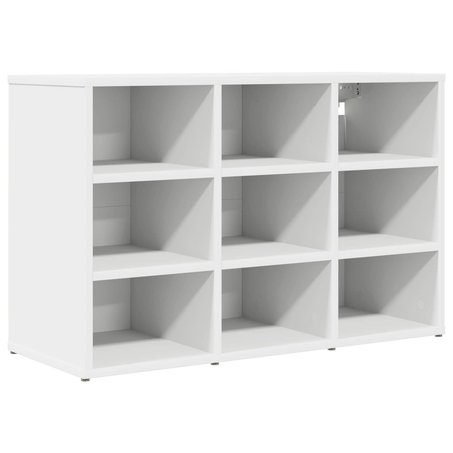 Shoe Cabinet with Shelf White 77.5 x 30 x 51 cm Engineered Wood