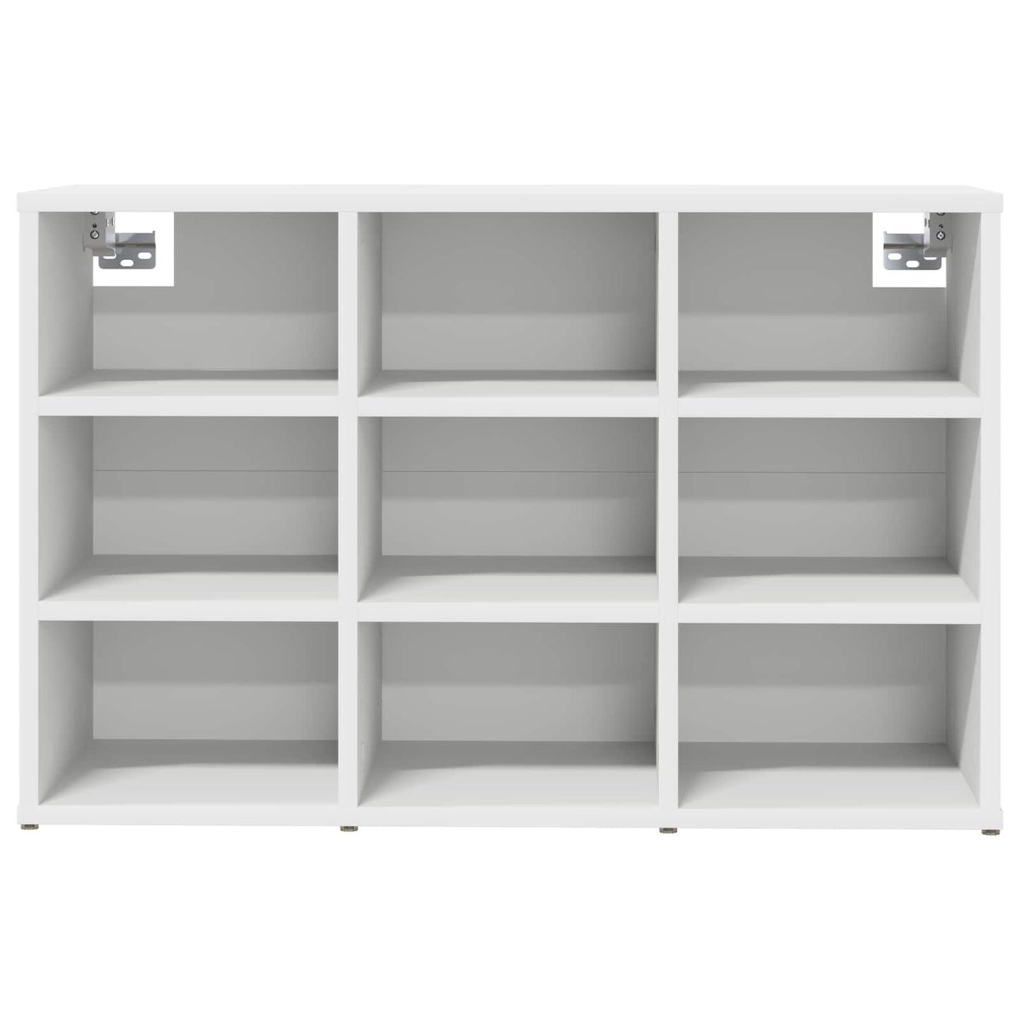 Shoe Cabinet with Shelf White 77.5 x 30 x 51 cm Engineered Wood