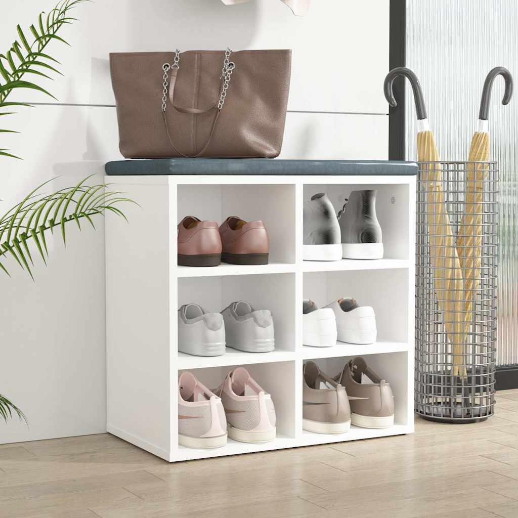 Shoe Cabinet White 52,5x30x50 cm