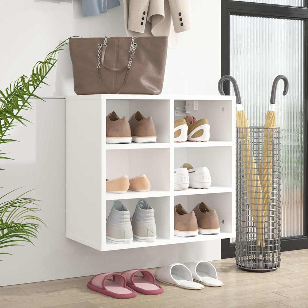 Shoe Cabinet White 52,5x30x50 cm