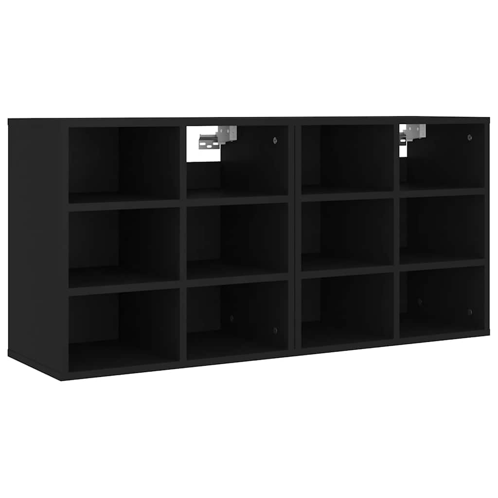 Shoe Cabinets 2 pcs Black 52,5x30x50 cm