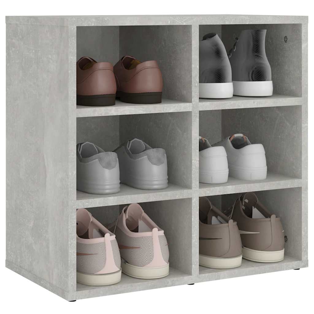Shoe Cabinets 2 pcs Concrete Grey 52,5x30x50 cm