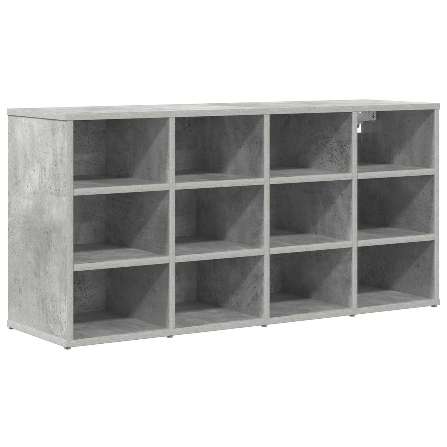 Shoe Cabinet 103 x 30 x 51 cm Engineered Wood Concrete grey