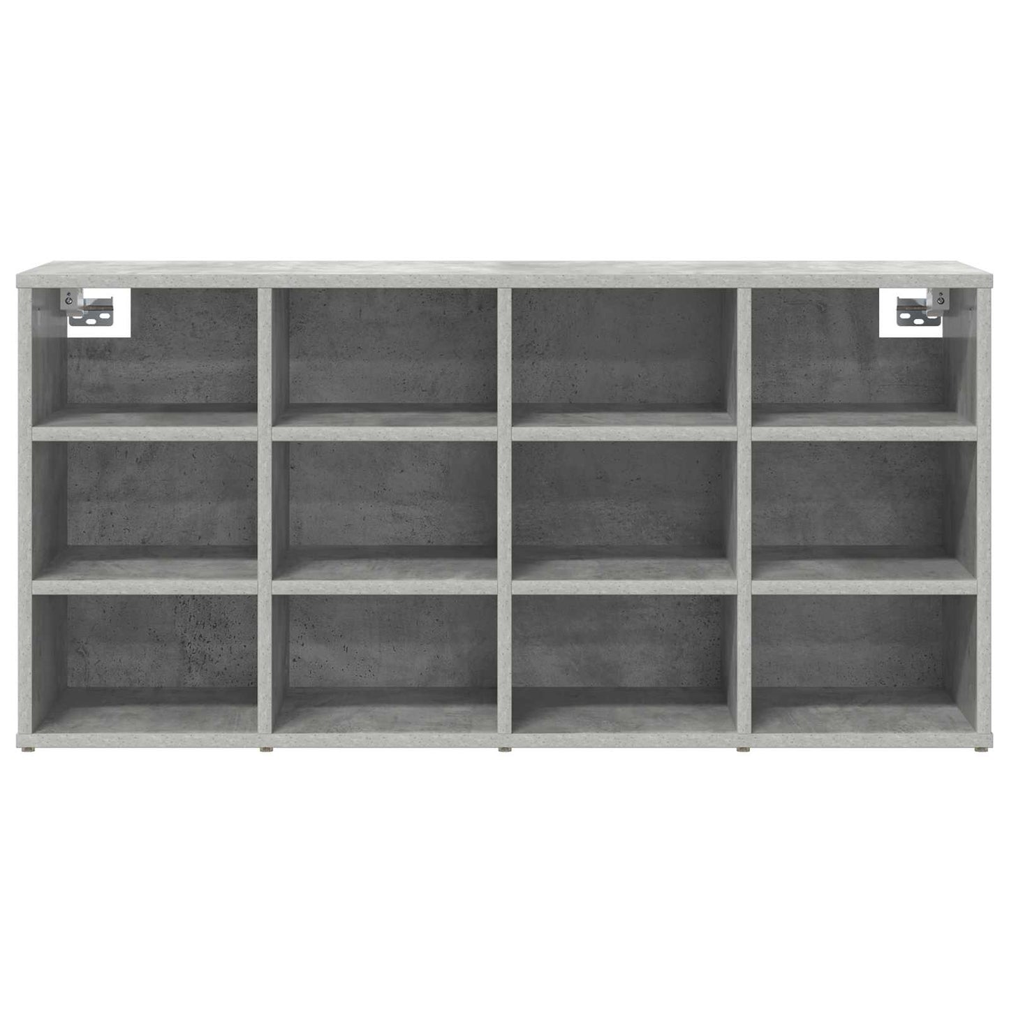 Shoe Cabinet 103 x 30 x 51 cm Engineered Wood Concrete grey