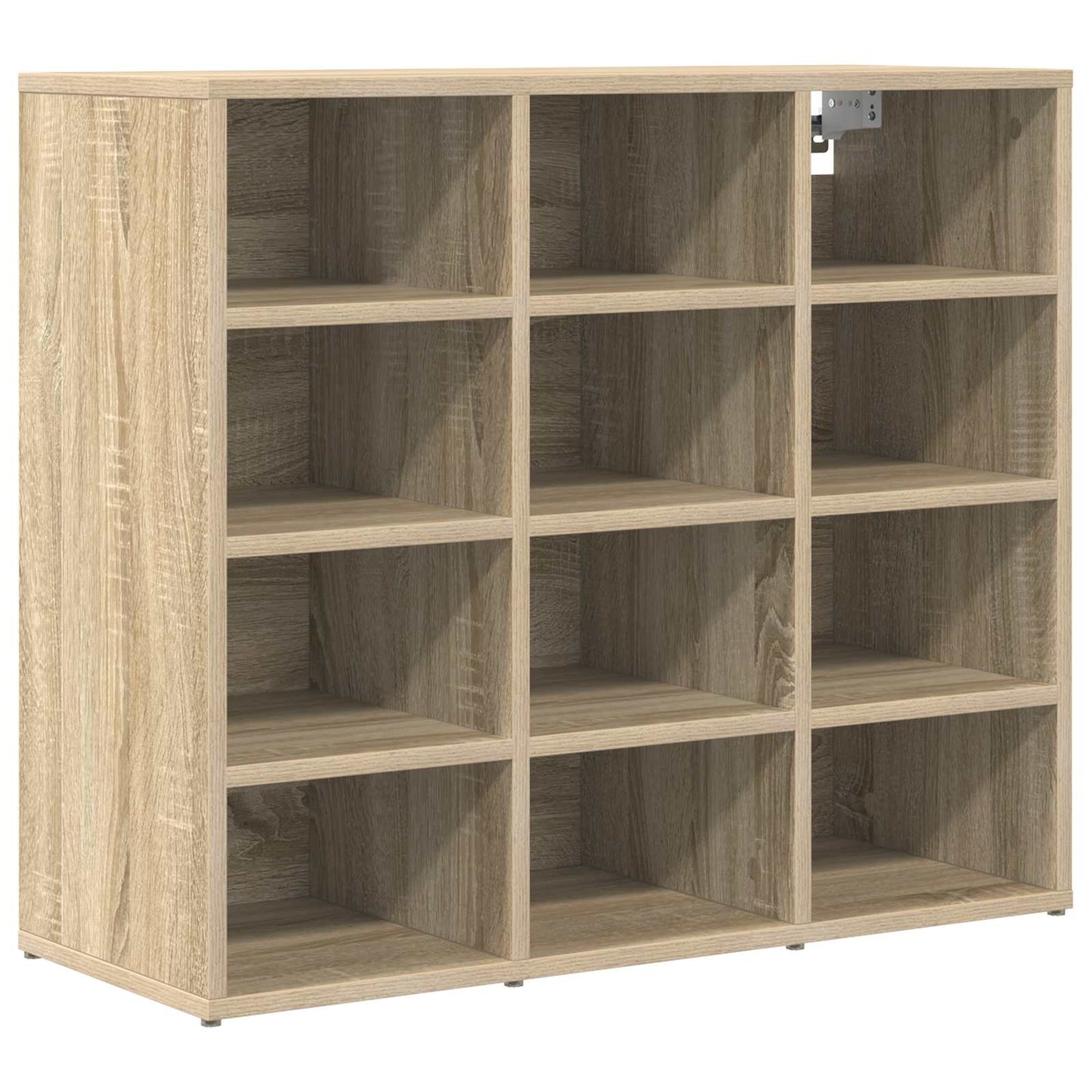 Shoe Cabinet Sonoma Oak 77.5 x 30 x 67 cm Engineered Wood