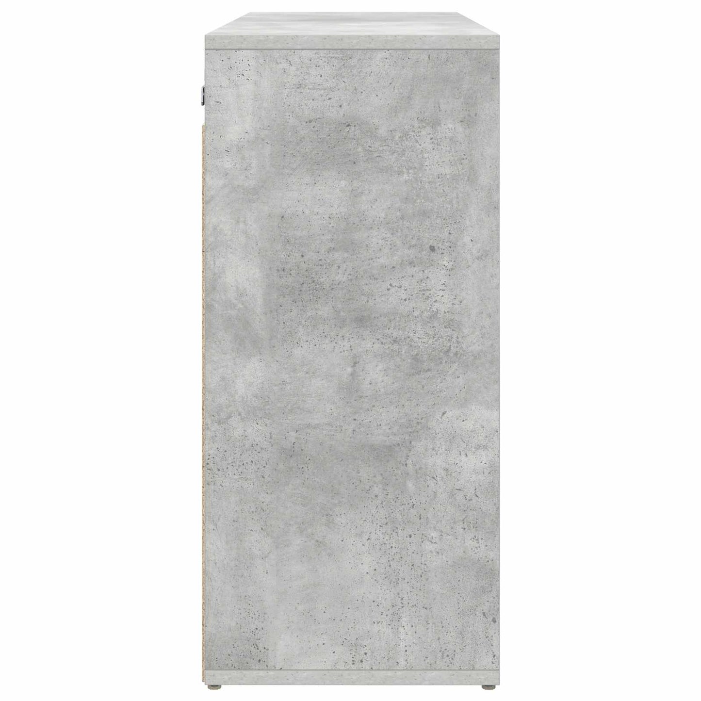 Shoe Cabinet 77.5 x 30 x 67 cm Engineered Wood Concrete grey