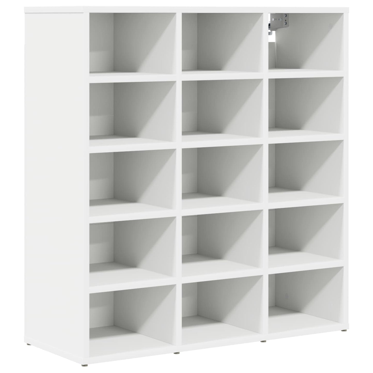 Shoe Cabinet 77.5 x 30 x 83.5 cm Engineered Wood White