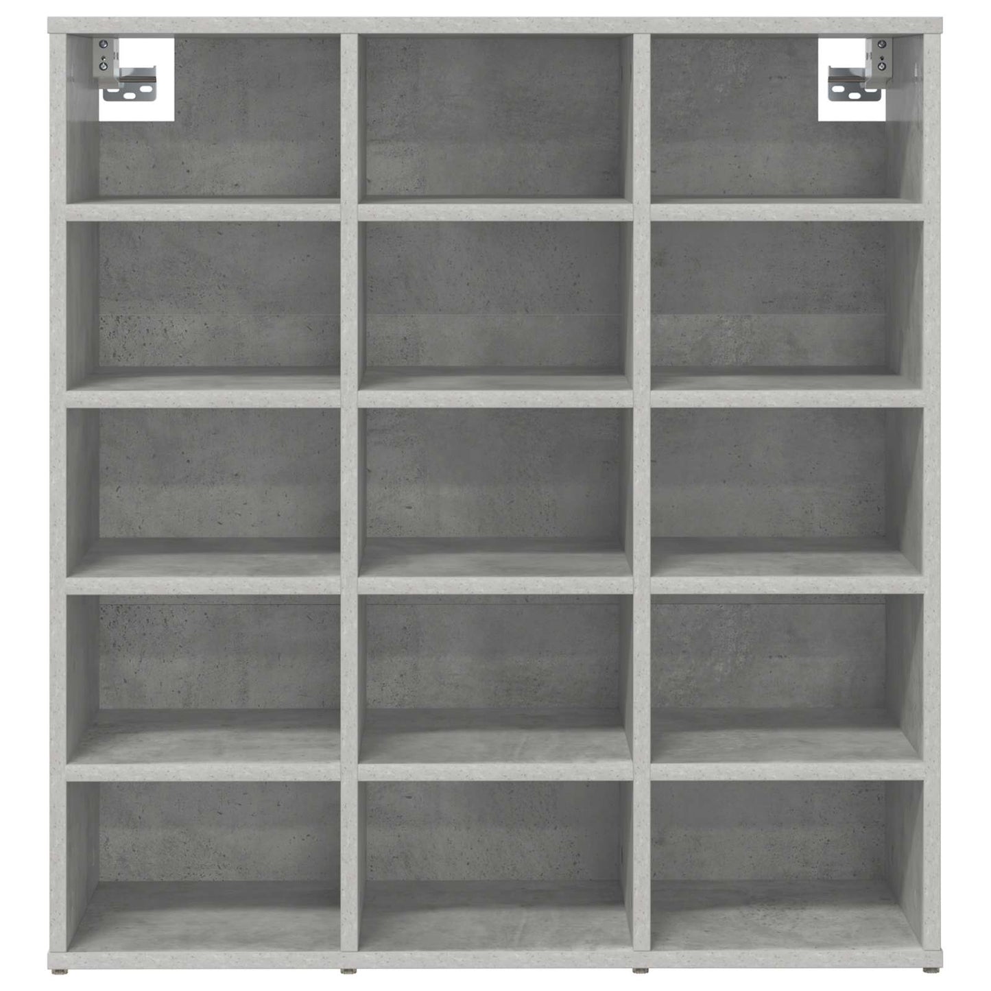 Shoe Cabinet 77.5 x 30 x 83.5 cm Engineered Wood Concrete grey