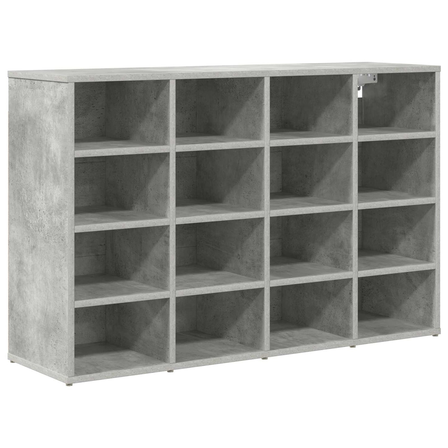 Shoe Cabinet 103 x 30 x 67 cm Engineered Wood Concrete grey