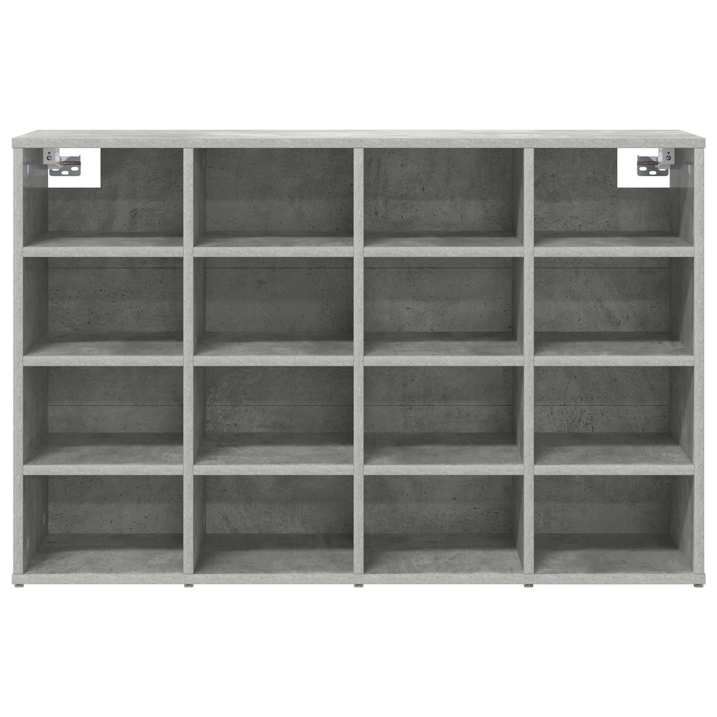 Shoe Cabinet 103 x 30 x 67 cm Engineered Wood Concrete grey