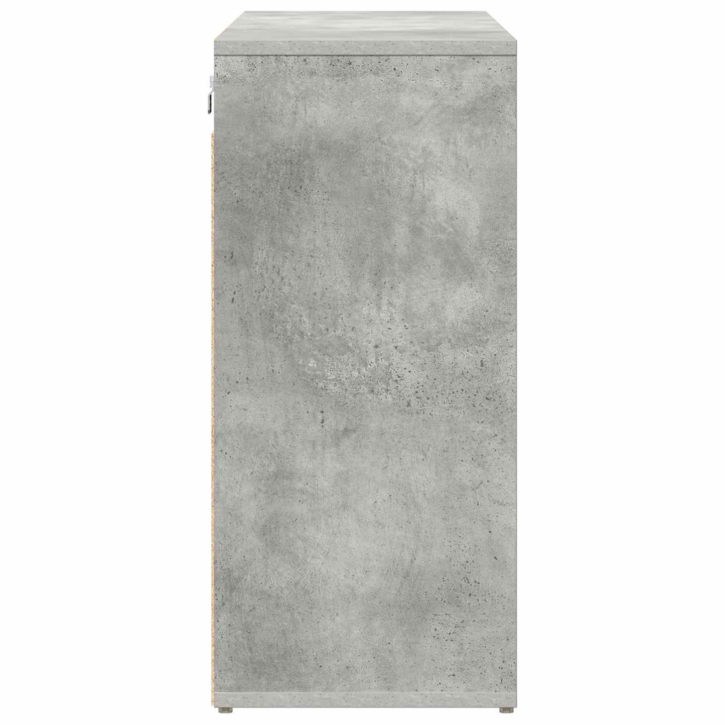 Shoe Cabinet 103 x 30 x 67 cm Engineered Wood Concrete grey
