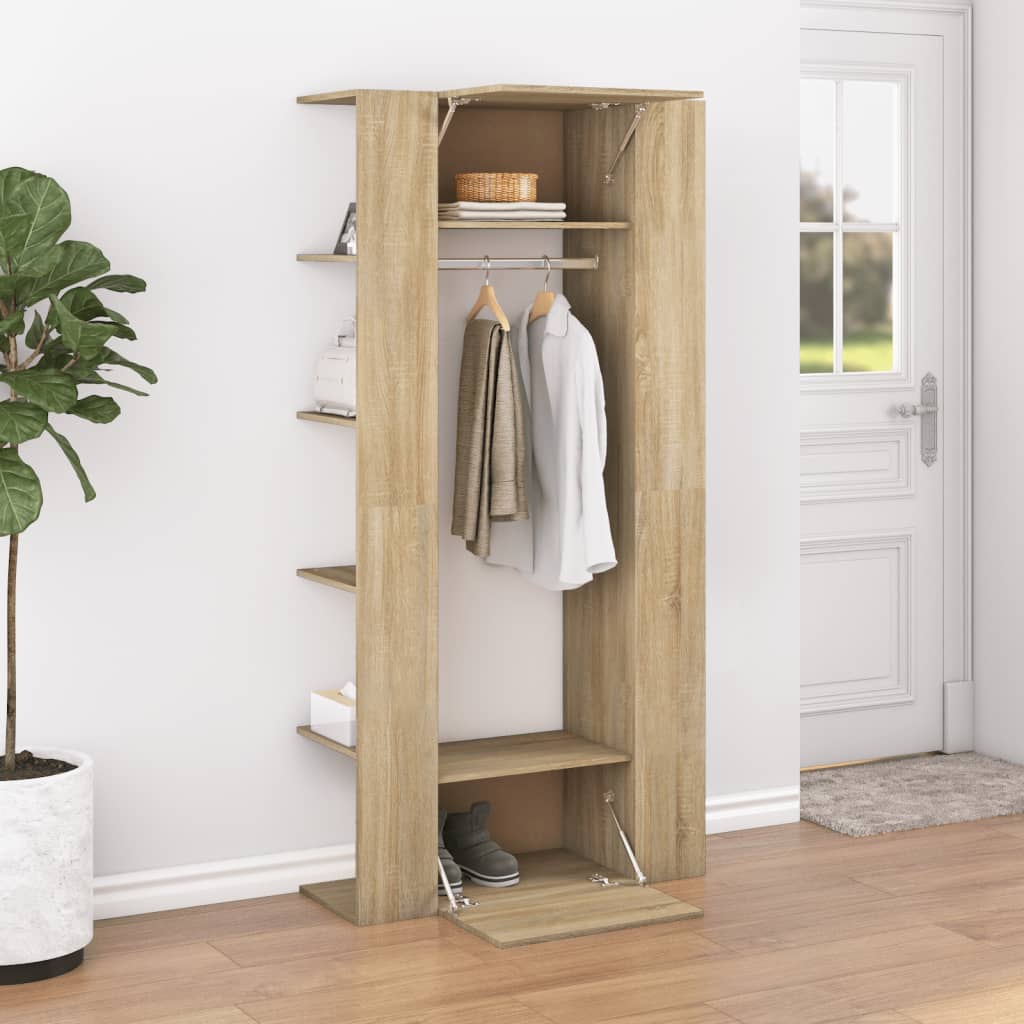 vidaXL Hallway Cabinet Sonoma Oak 97.5x37x99 cm Engineered Wood