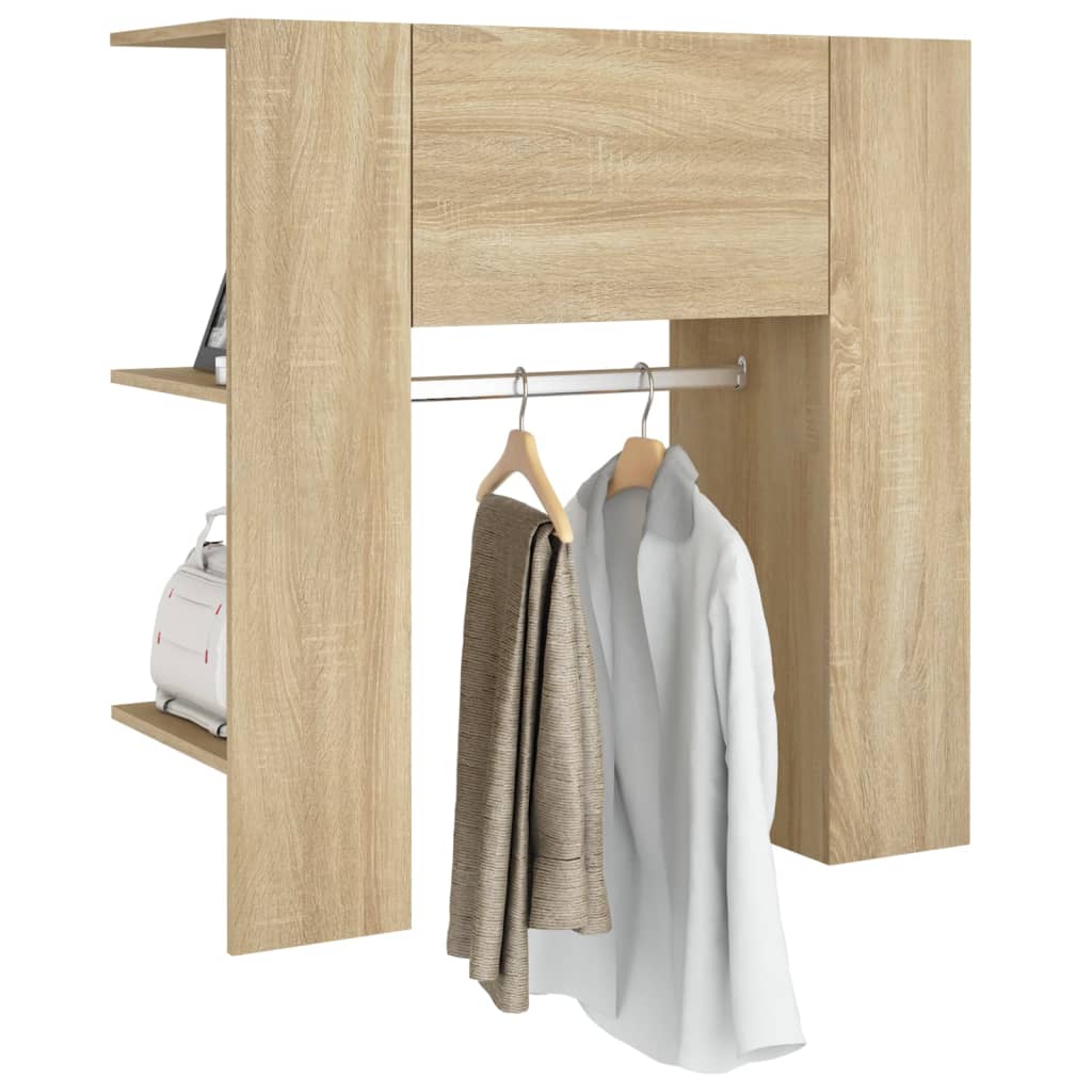 vidaXL Hallway Cabinet Sonoma Oak 97.5x37x99 cm Engineered Wood