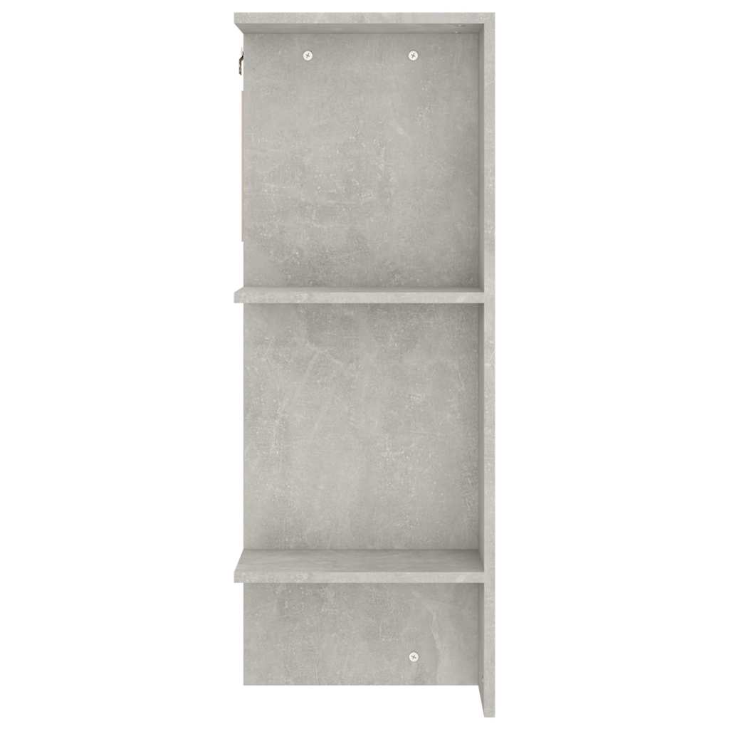 Hallway Cabinet Concrete Grey 97,5x37x99 cm Engineered Wood