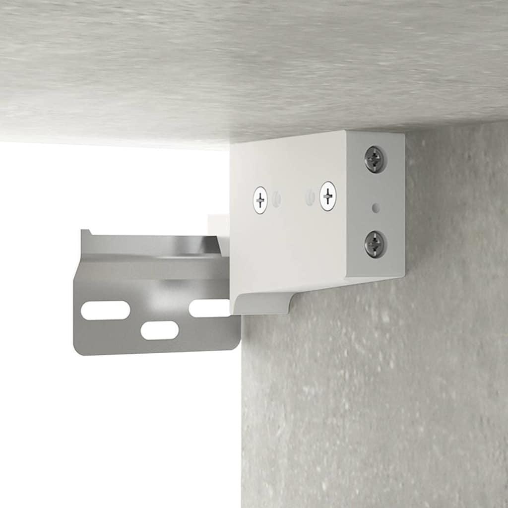 Hallway Cabinet Concrete Grey 97,5x37x99 cm Engineered Wood