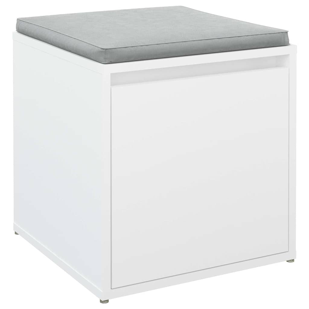 Box Drawer White 40,5x40x40 cm Engineered Wood