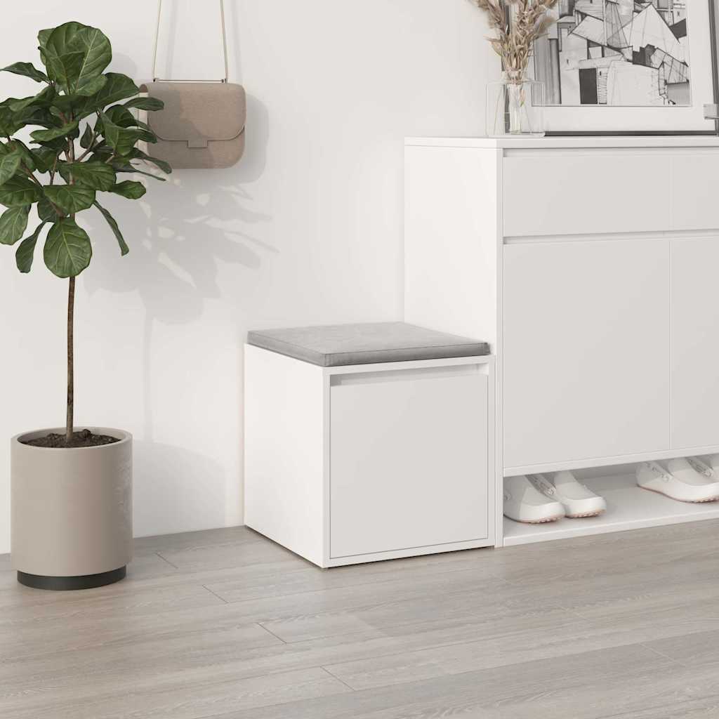 Box Drawer White 40,5x40x40 cm Engineered Wood