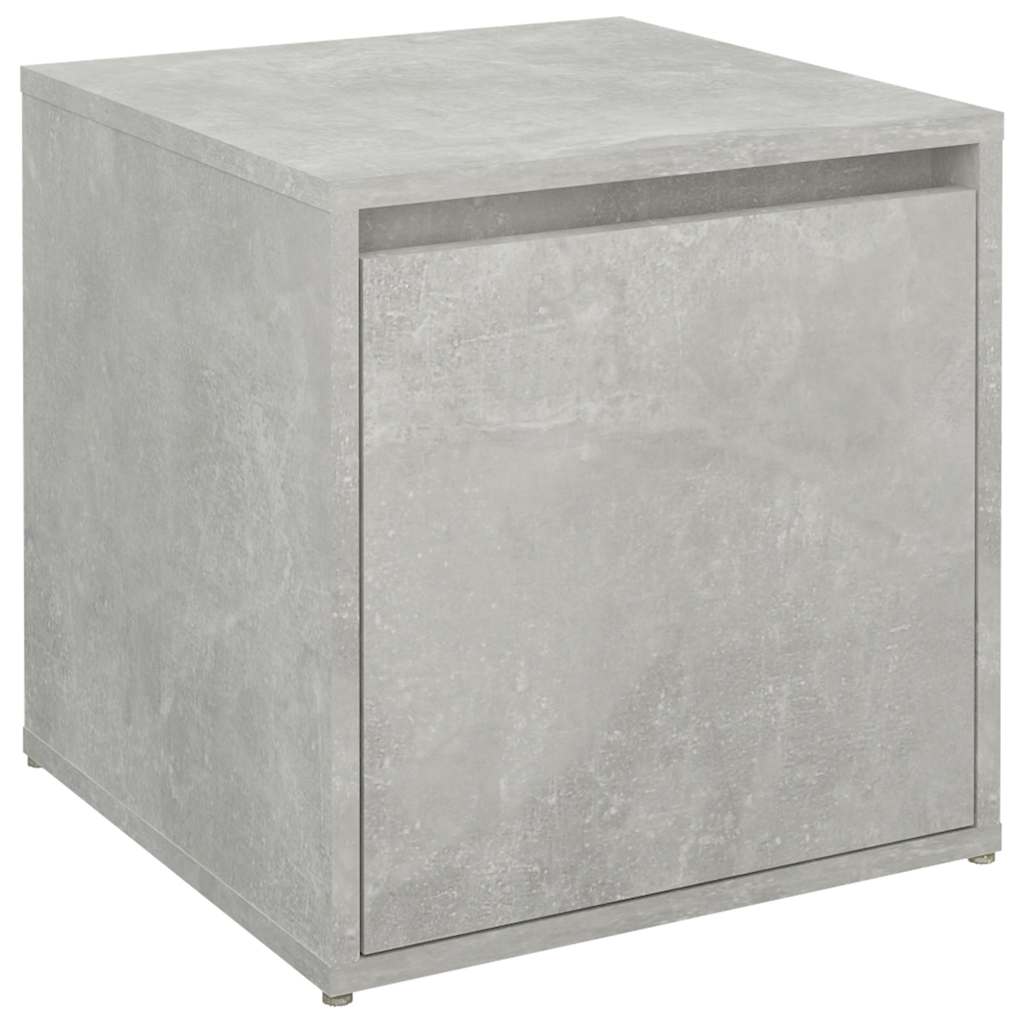 Box Drawer Concrete Grey 40,5x40x40 cm Engineered Wood