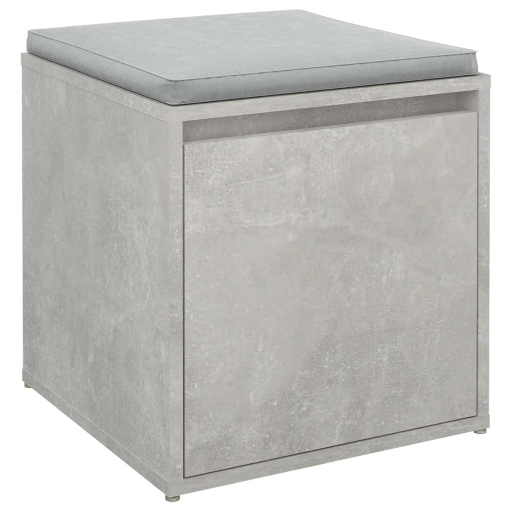 Box Drawer Concrete Grey 40,5x40x40 cm Engineered Wood