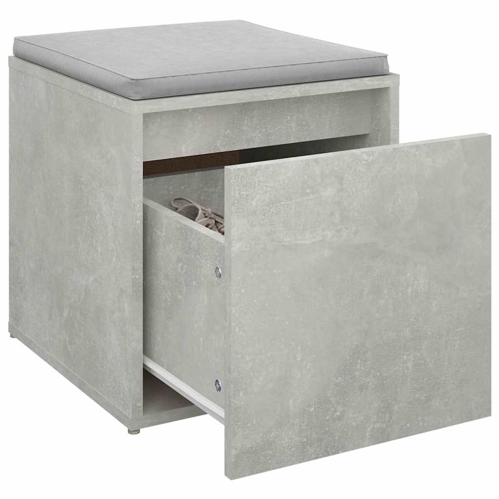 Box Drawer Concrete Grey 40,5x40x40 cm Engineered Wood