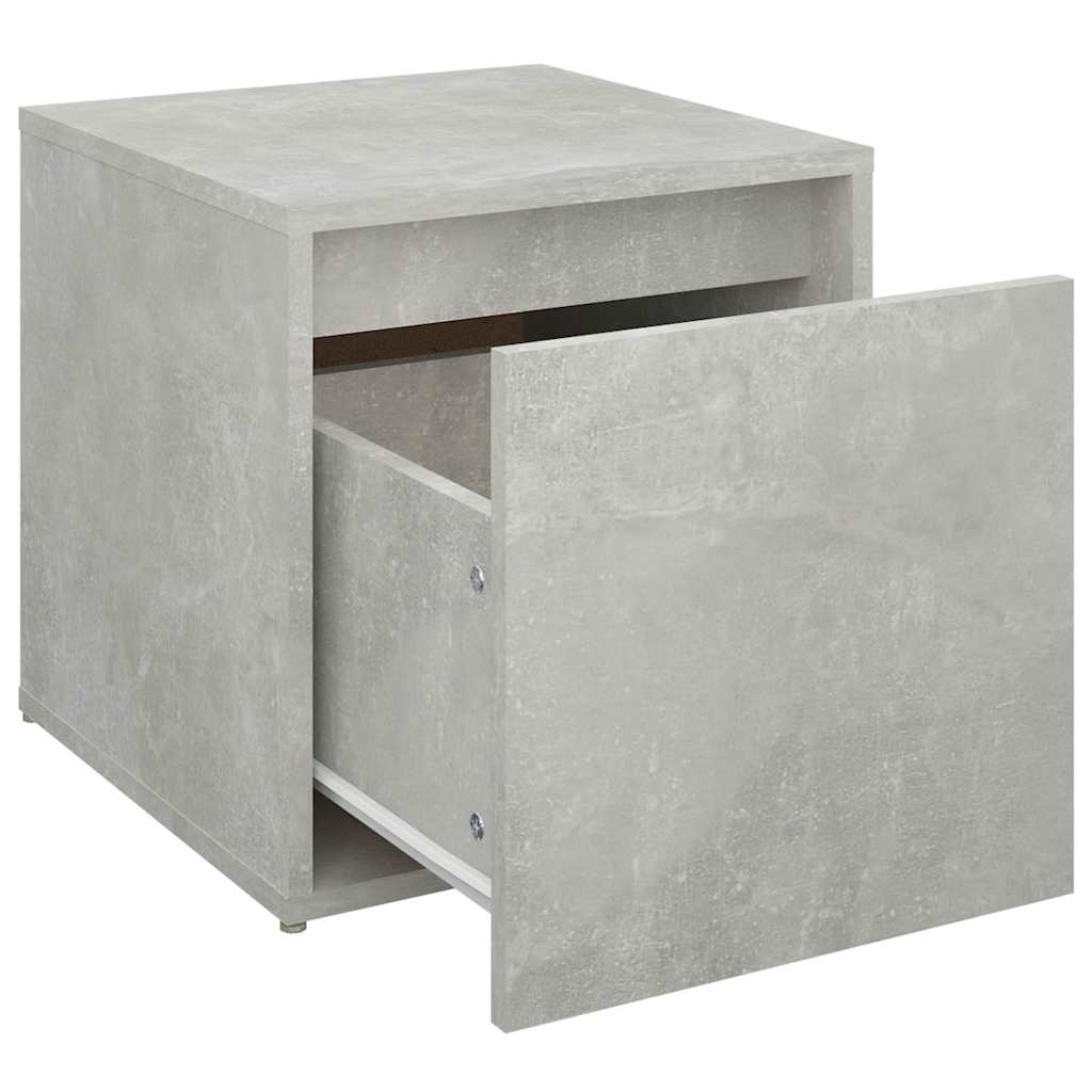 Box Drawer Concrete Grey 40,5x40x40 cm Engineered Wood