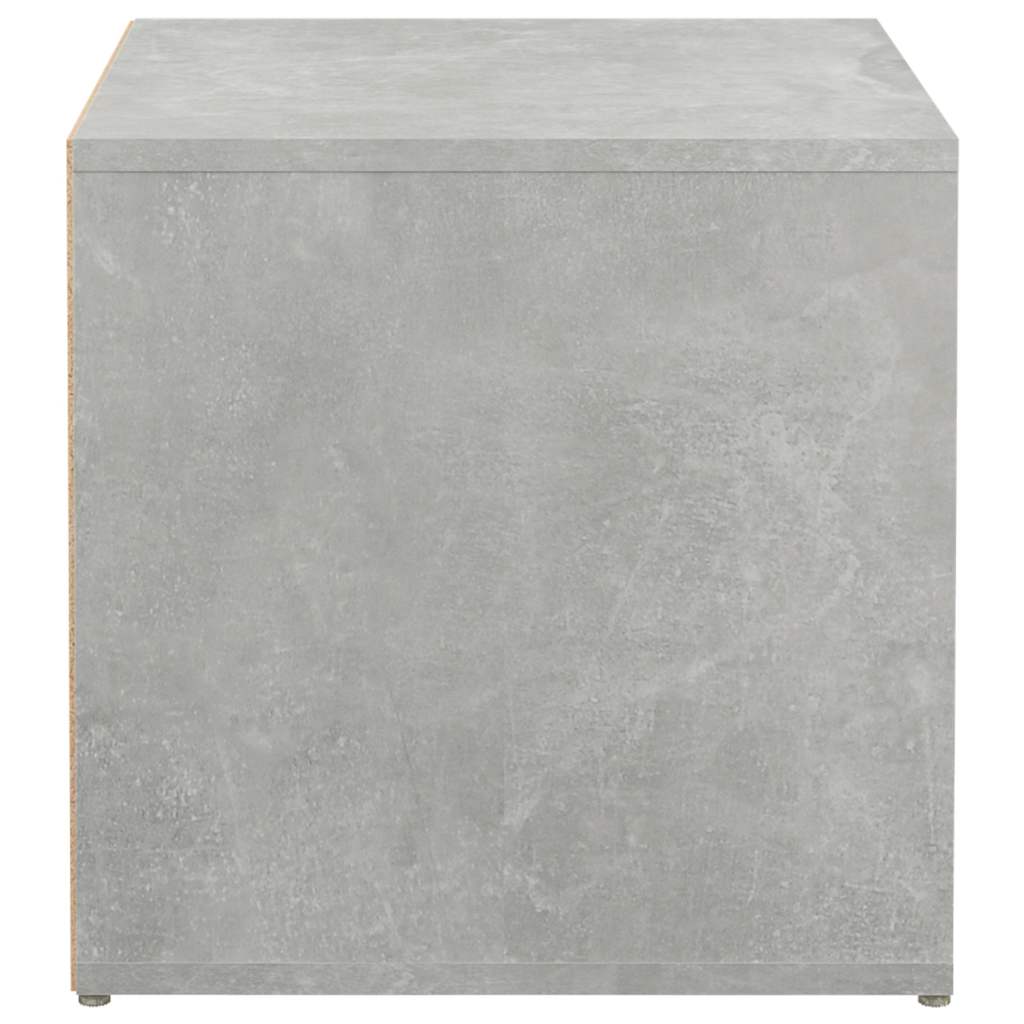 Box Drawer Concrete Grey 40,5x40x40 cm Engineered Wood