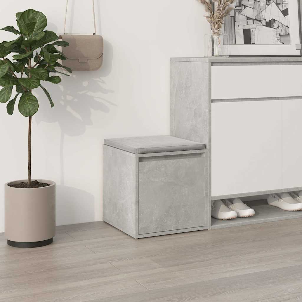 Box Drawer Concrete Grey 40,5x40x40 cm Engineered Wood