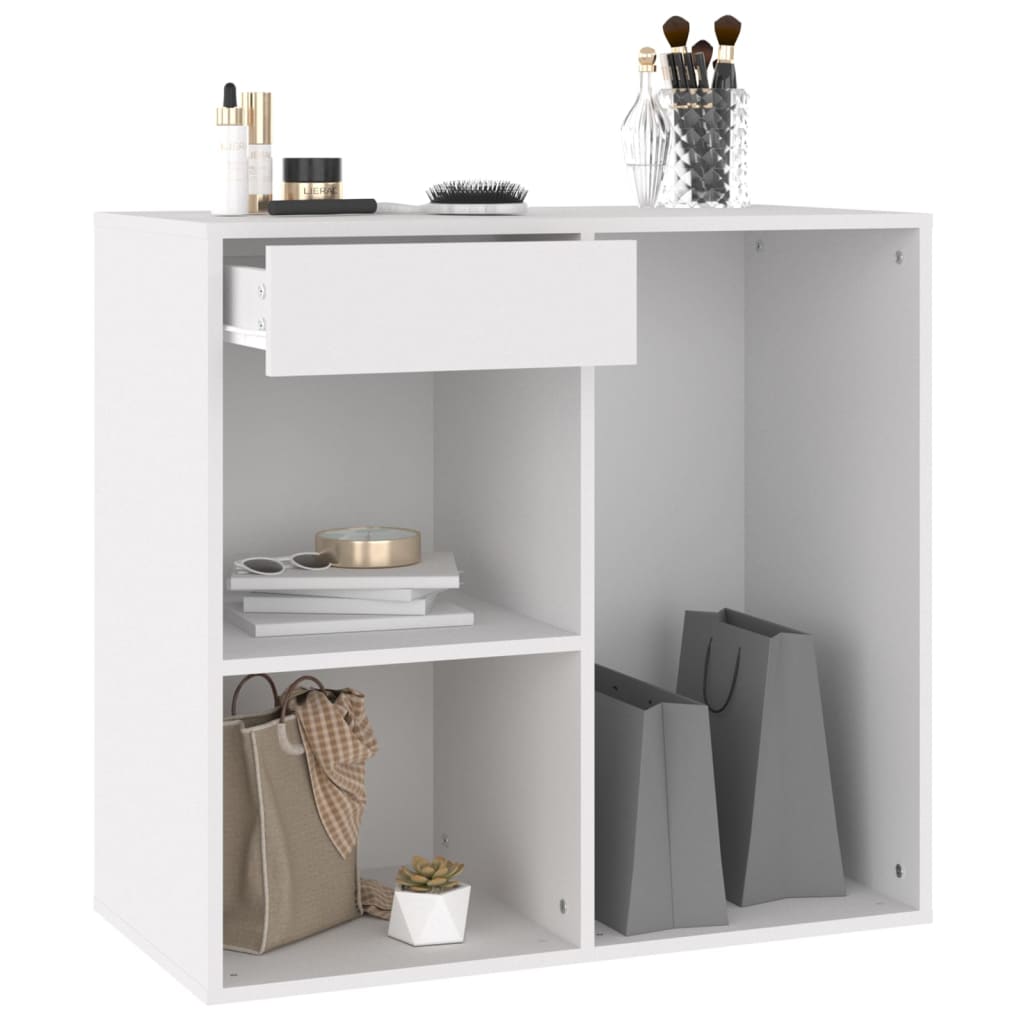 vidaXL Cosmetic Cabinet White 80x40x75 cm Engineered Wood