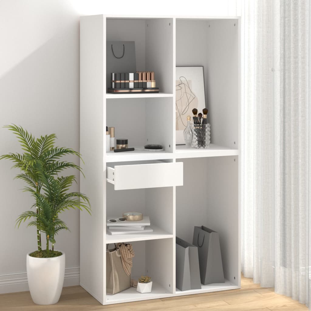 vidaXL Cosmetic Cabinet White 80x40x75 cm Engineered Wood