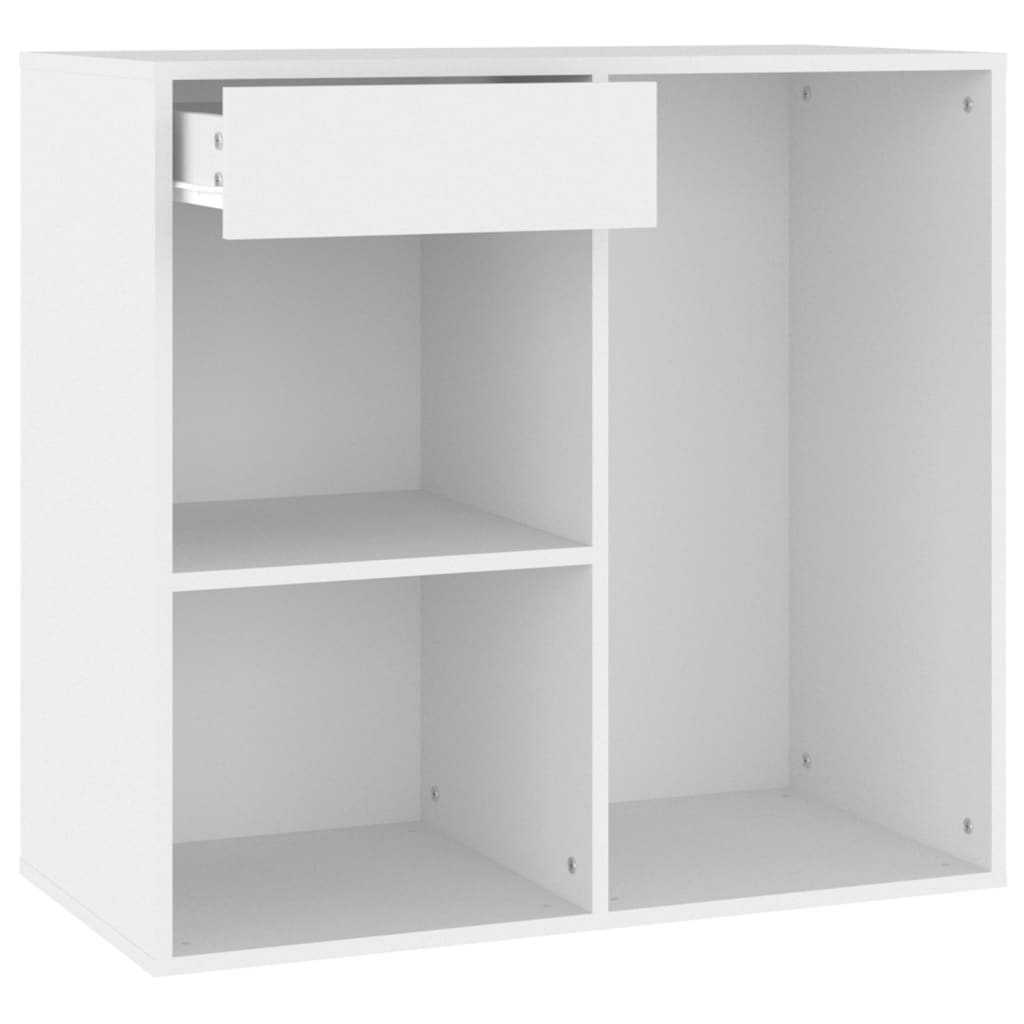 vidaXL Cosmetic Cabinet White 80x40x75 cm Engineered Wood