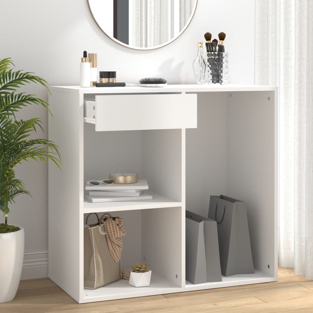 vidaXL Cosmetic Cabinet White 80x40x75 cm Engineered Wood