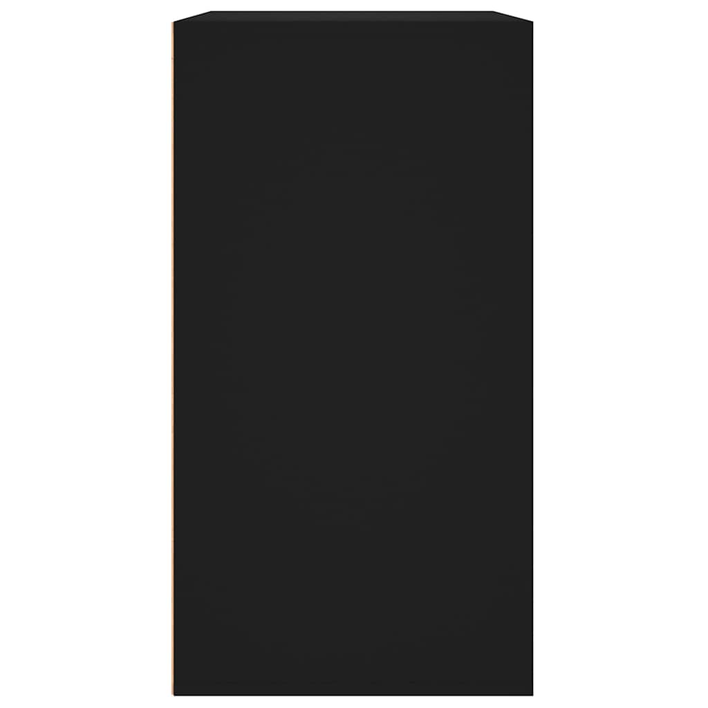 Cosmetic Cabinet Black 80x40x75 cm Engineered Wood