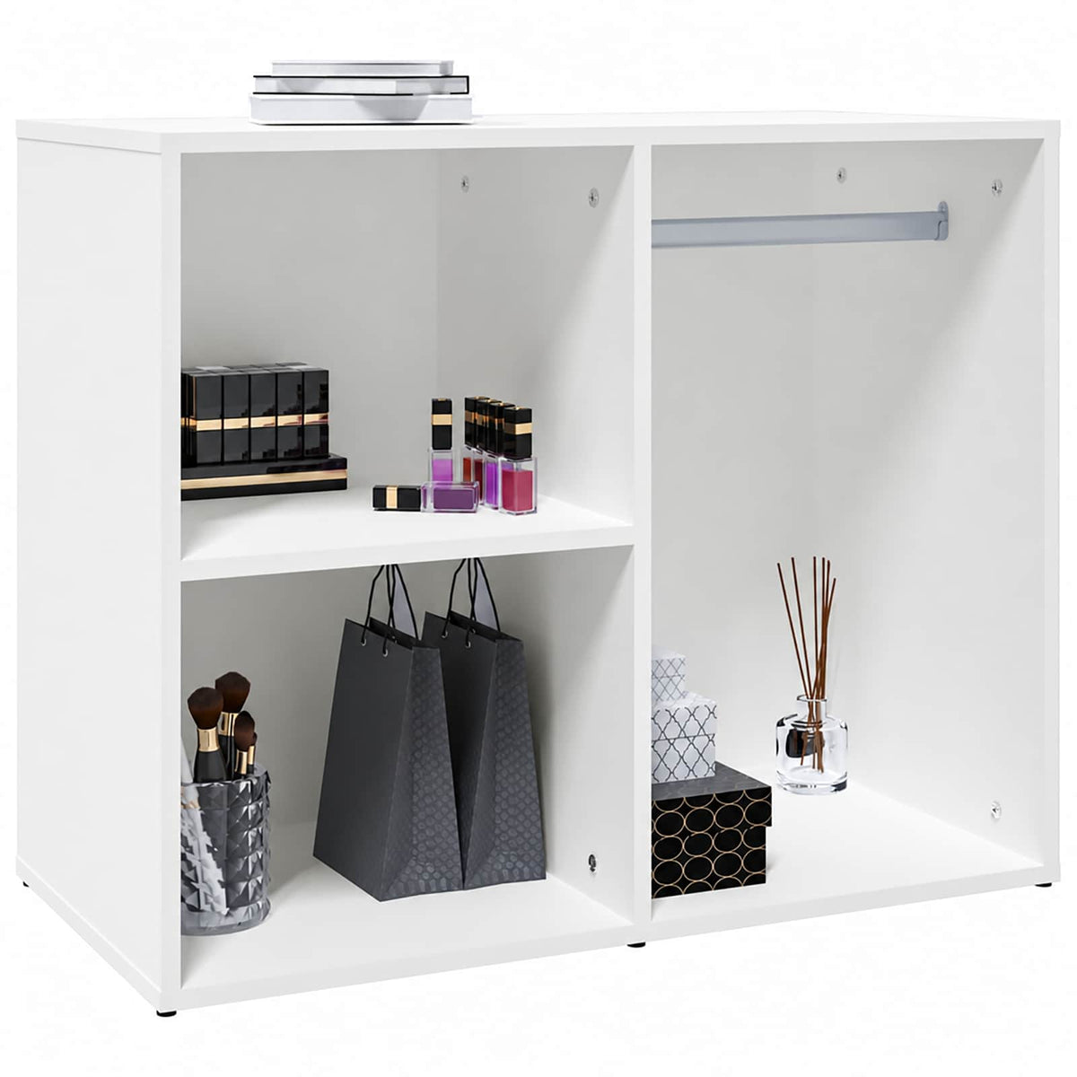 Dressing Cabinet White 80x40x65 cm Engineered Wood
