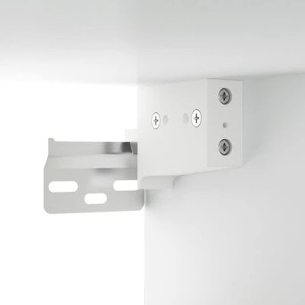 Mirror Cabinet with LED White 70x16,5x60 cm