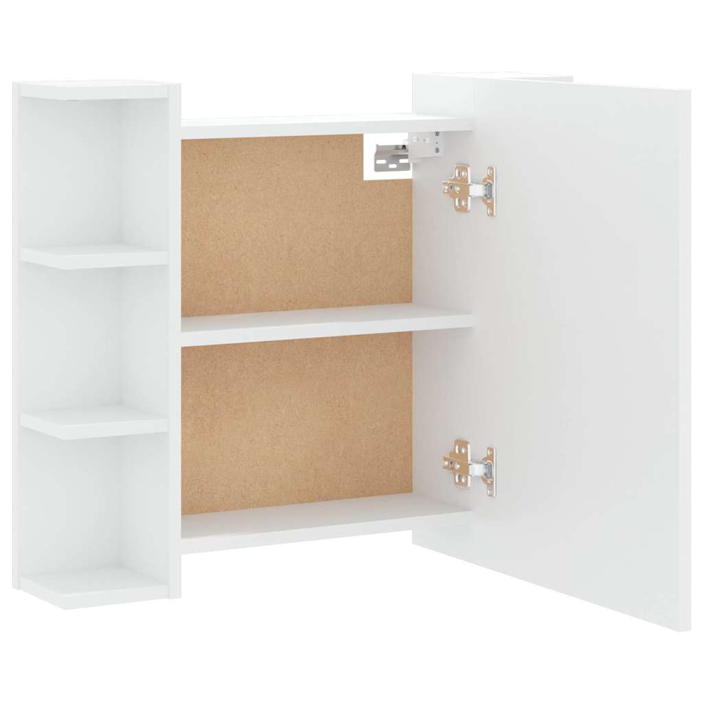 Mirror Cabinet with LED White 70x16,5x60 cm